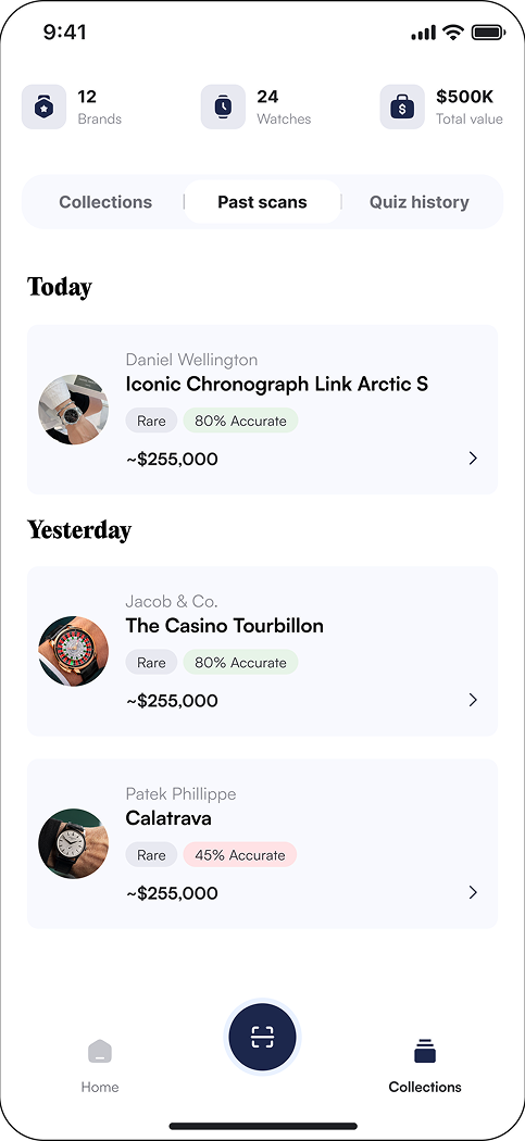 WatchIQ app screenshot