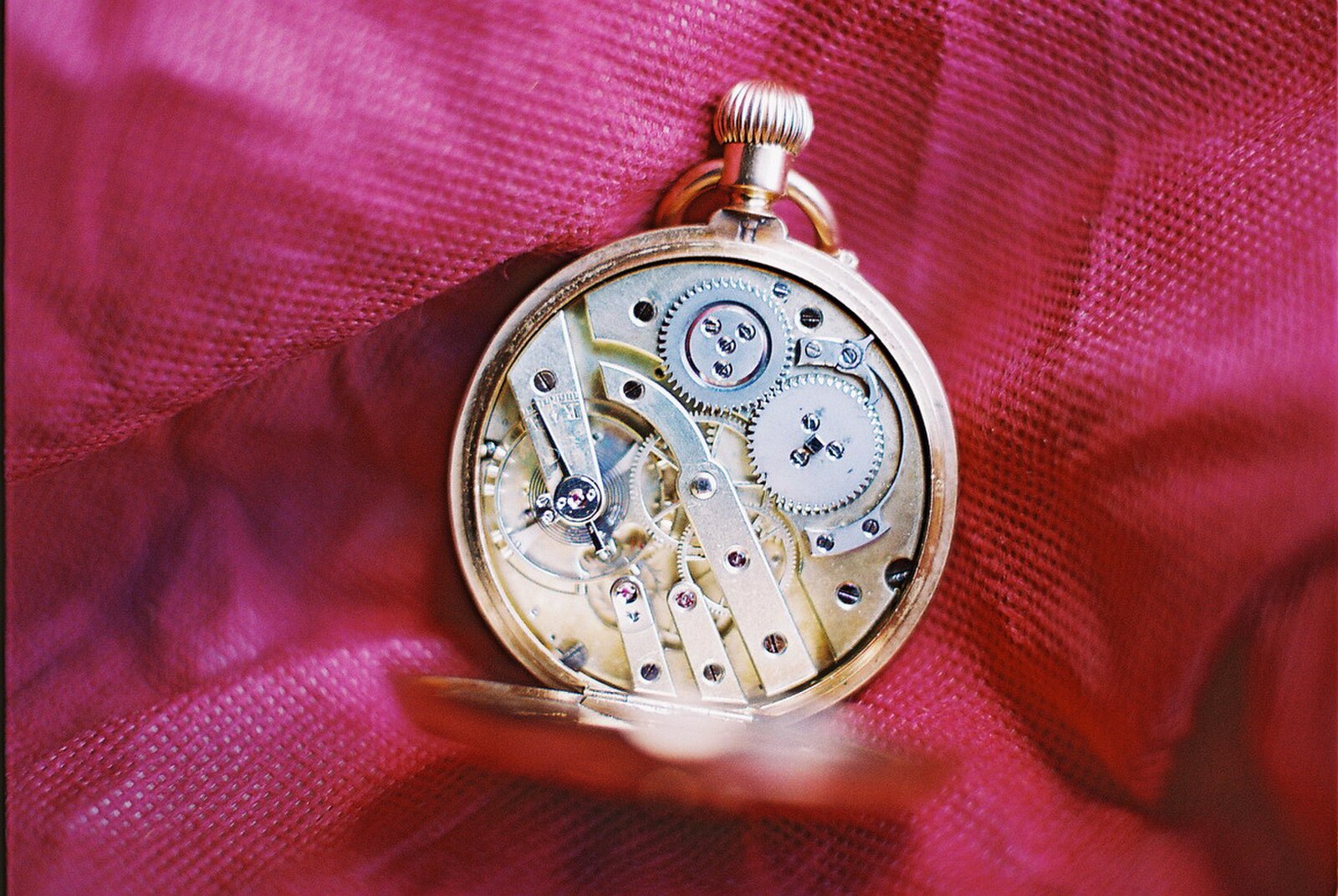 Gold content hallmarks on a Jules Jurgensen case